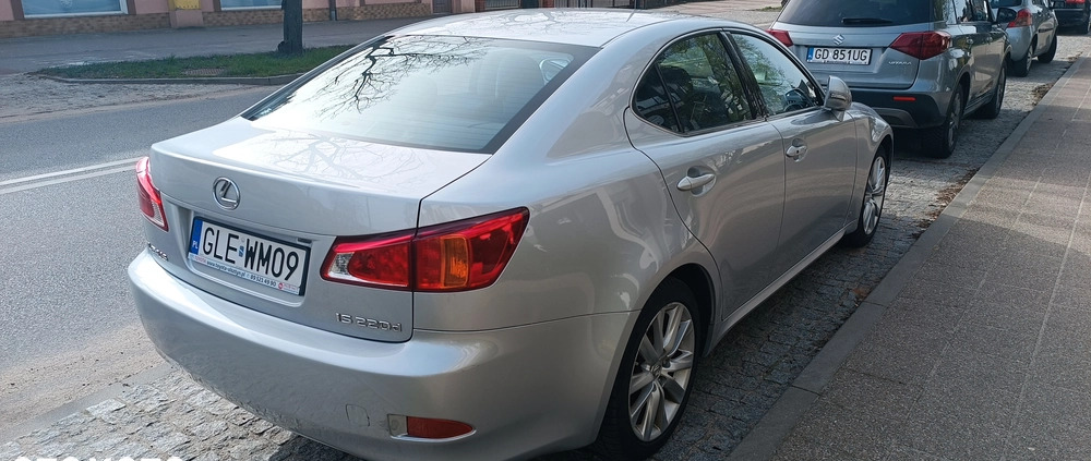 Lexus IS cena 33000 przebieg: 190000, rok produkcji 2010 z Lębork małe 277